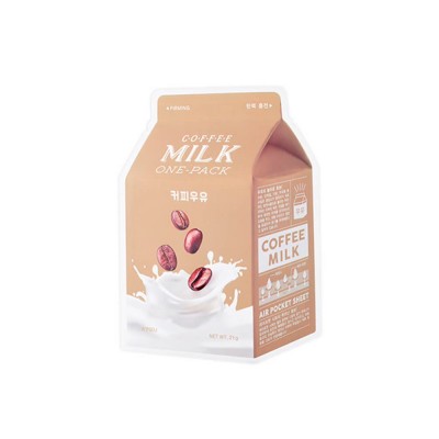 АП Маска для лица тканевая  A'PIEU Coffee Milk One-Pack