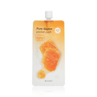 Ночная маска для лица Missha Pure Source Pocket Pack - Honey