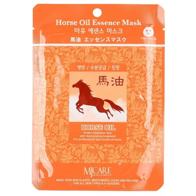 Тканевая маска MJ Care Horse Oil Essence Mask