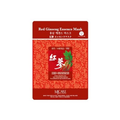 Тканевая маска MJ Essence Red Ginseng Mask