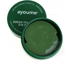 АЮМ Патчи для глаз от отечности с экстрактом зеленого чая и алоэ AYOUME GREEN TEA+ALOE EYE PATCH 1,4