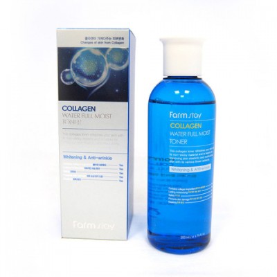 Увлажняющий тонер с коллагеном 200ml,Farmstay