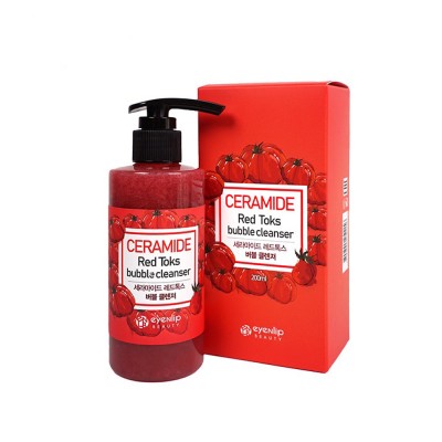 Пенка кислородная для умывания CERAMIDE RED TOKS BUBBLE CLEANSER 100ml 