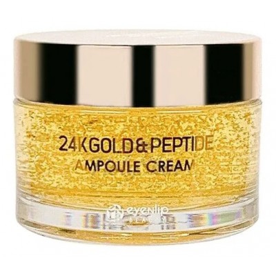 Крем с пептидами и золотом 24K GOLD & PEPTIDE AMPOULE CREAM 50g