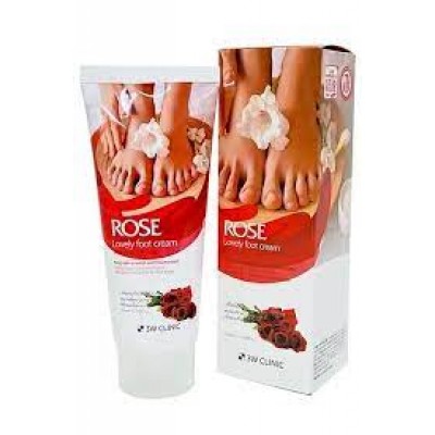 Крем для ног 3W CLINIC Foot Cream Роза , 100ml