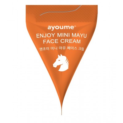 Крем для лица с лошадиным жиром Enjoy Mini Mayu Face Cream 1шт 3г