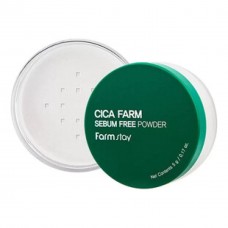 Пудра рассыпчатая матирующая с центеллой азиатской [FarmStay] Cica Farm Sebum Free Powder