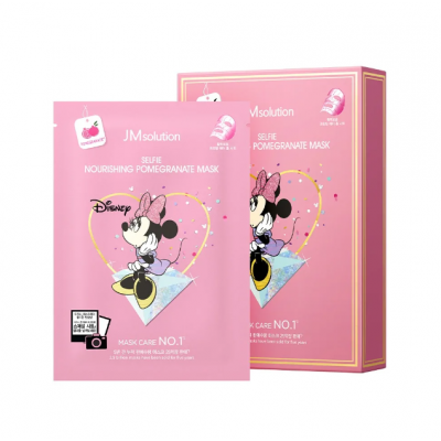 Питательная тканевая маска с гранатом Jmsolution Disney Collection Selfie Nourishing Pomegranate Mas