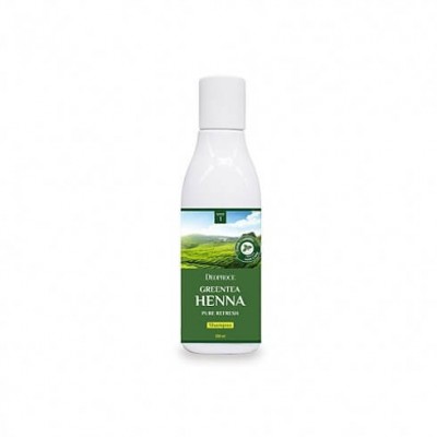 Шампунь для волос с зеленым чаем и хной DEOPROCE GREENTEA HENNA PURE REFRESH SHAMPOO 200мл