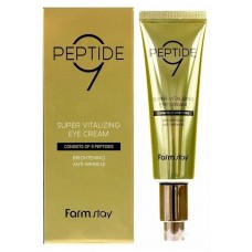 Омолаживающий крем для глаз с пептидами, 50 мл, FarmStay FarmStay Peptide9 Super Vitalizing Eye Crea