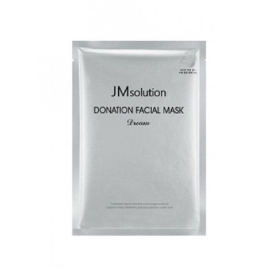 Тканевая маска для лица с гиалуроном и пептидами Donation Facial Mask Dream JM Solution