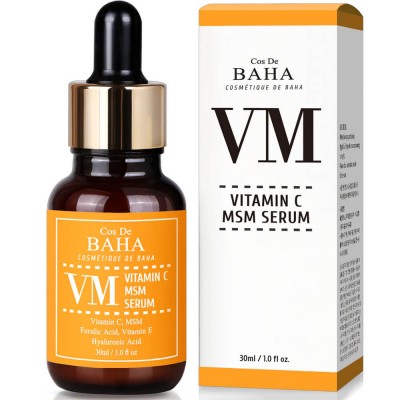 Сыворотка с витамином C от пигментации Cos De Baha Vitamin C MSM Serum VM