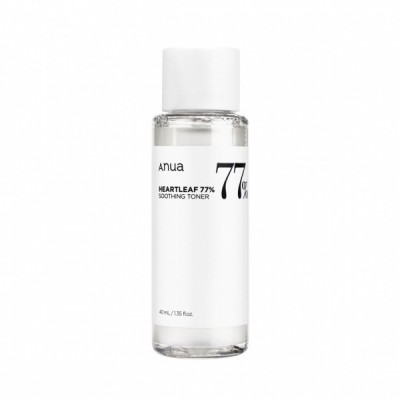 Балансирующий тоник на основе хауттюйнии Anua Heartleaf 77% Soothing Toner 40 мл