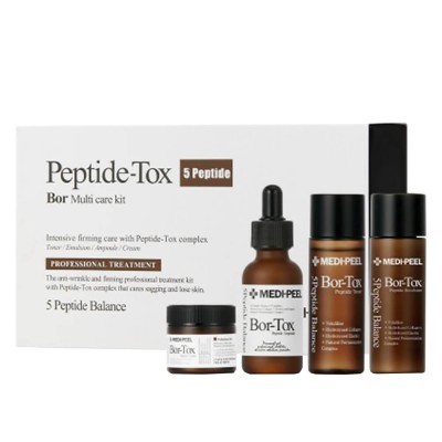 Лифтинг-набор с эффектом ботокса MEDI-PEEL Bor-Tox 5 Peptide Multi Care Kit 4 (30ml*3ea 50g*1ea)