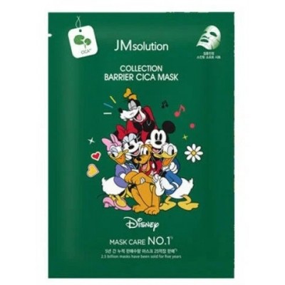 Тканевая маска с экстрактом центеллы JMSolution Disney Collection Barrier Cica Mask