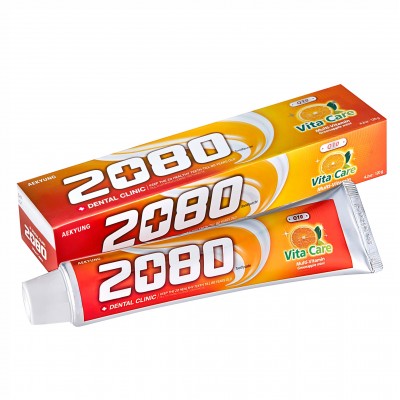 Зубная паста Витаминный уход KERASYS Dental Clinic 2080 Vita Care Coenzyme Q10 Tooth Paste 120g