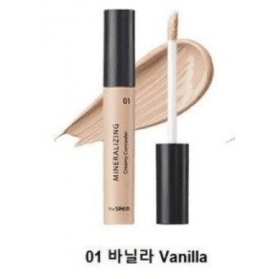 Консилер для маскировки недостатков кожи кремовый Mineralizing Creamy Concealer, тон 01 Vanilla, THE