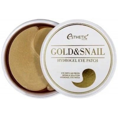 Гидрогелевые патчи для глаз ЗОЛОТО/УЛИТКА  Gold&Snail Hydrogel Eye Patch, 60 шт