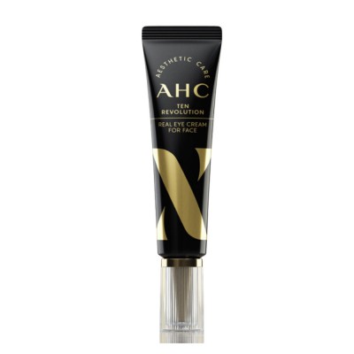 Антивозрастной крем для кожи вокруг глаз и лица с эффектом лифтинга AHC Ten Revolution Real Eye Crea