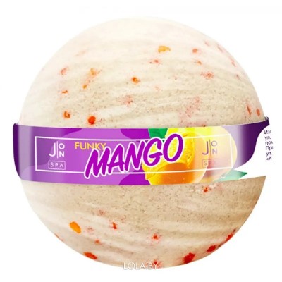 БОМБОЧКА ДЛЯ ВАННЫ МАНГО FUNKY MANGO, 160 гр