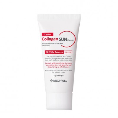 Солнцезащитный крем с коллагеном Medi-Peel Red Lacto Collagen Sun Cream SPF50+ PA++++