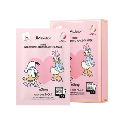 Маска тканевая питательная – Disney collection selfie nourishing phytoplacenta mask, 30мл