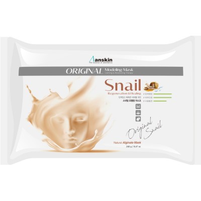 Маска альгинатная с муцином улитки (пакет) Snail Modeling Mask / (Refill) 240гр