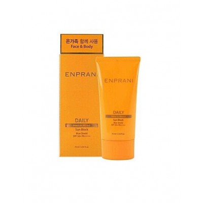Cолнцезащитный крем для лица и тела Enprani Daily Mild & Moist Sun Block SPF 50+ PA++++