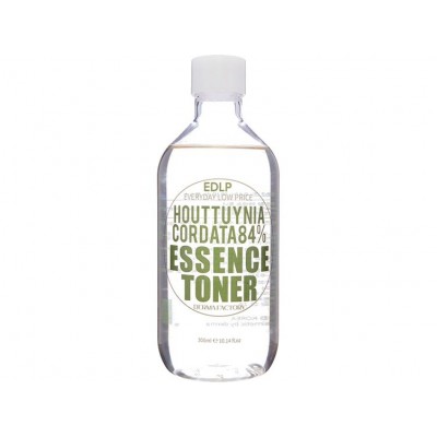 Эссенция-тонер с 84% экстрактом хауттюйнии Houttuynia Cordata 84% Essence Toner 300 мл.