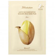 Маска с лактобактериями для сияния кожи JMsolution Lacto Saccharomyces Golden Rice Mask Plus