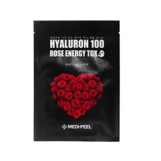 Тканевая ампульная маска для лица с экстрактом розы Medi-Peel Hyaluron 100 Rose Energy Tox Mask 30 г