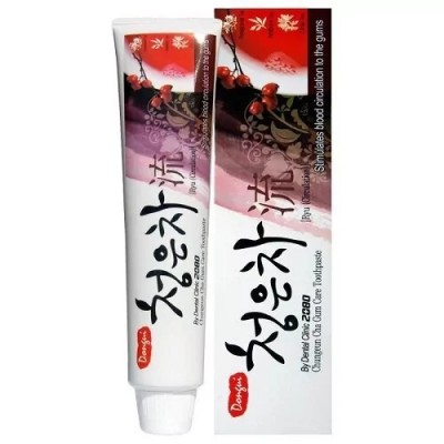 Зубная паста Восточный красный чай Dental Clinic 2080 Toothpaste Cheong-en-cha Ryu 125g