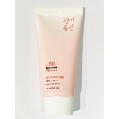 Солнцезащитный крем розовый тонирующий SPF 50+