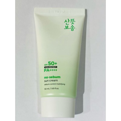 Солнцезащитный крем NO-SEBUM для жирной кожи SPF 50+
