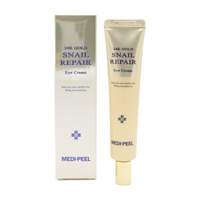 Регенерирующий крем для век с золотом и муцином улитки Medi-Peel 24K Gold Snail Repair Eye Cream