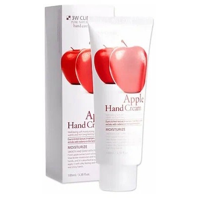 [3W CLINIC] Крем д/рук увлажняющий с экстрактом ЯБЛОКА Apple Hand Cream, 100 мл