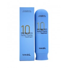 Маска для волос для объема волос с пробиотиками MASIL 10 PROBIOTICS PERFECT VOLUME TREATMENT 300ml 