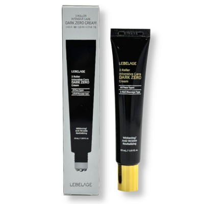 Крем-роллер для кожи вокруг глаз и лица LEBELAGE 3 ROLLER INTENSIVE CARE DARK ZERO CREAM 