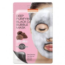 Кислородная маска для лица Вулканическая глина PUREDERM Deep Purifying Black O2 Bubble Mask