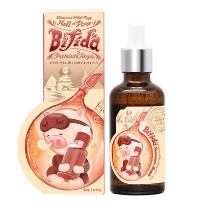 Ночная сыворотка Elizavecca Witch Piggy Hell Pore Bifida 97% Premium Ample, 50мл.