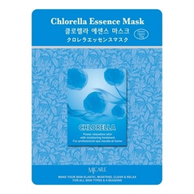  Маска тканевая для лица Хлорелла Chlorella Essence Mask 23гр