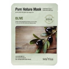 Маска для лица тканевая Secriss Pure Nature Mask Pack Olive 25мл
