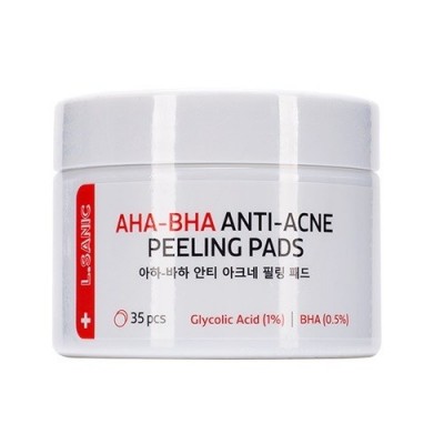 Диски отшелушивающие с AHA и BHA кислотами против несовершенств кожи Aha-Bha Anti-Acne Peeling Pads,