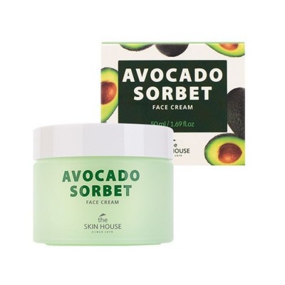 Крем-сорбет для лица питательный с авокадо The Skin House Avocado Sorbet Face Cream (50 мл)