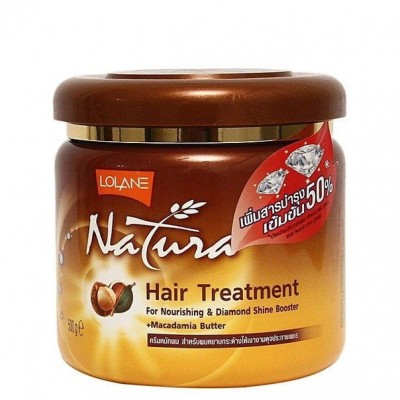 Маска для ослепительно сияющих волос с маслом макадамии Lolane Mask hair treatment with macadamia oi