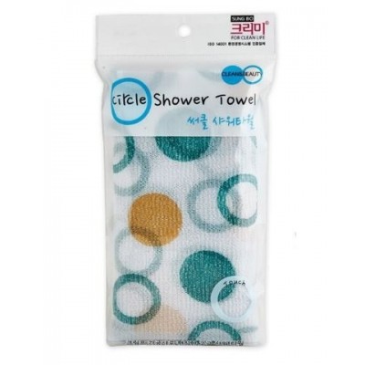 Мочалка для душа (28х95) Circle Shower Towel 1шт